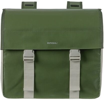 Basil TAS BAS DUBBEL URBAN LOAD GR/BE Moss Green/Sand - Afbeelding 6