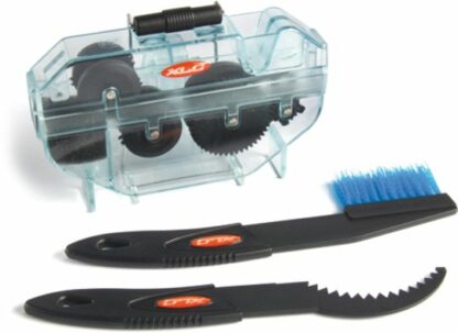Xlc GRS KETTINGREINIGER MET BORSTELS Zwart/Blauw