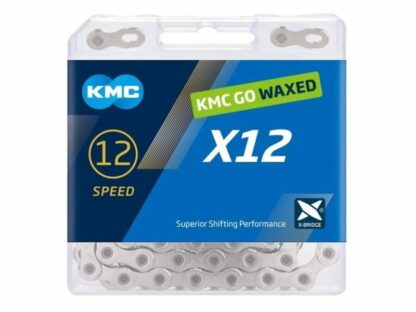 Kmc KETTING 12V 11/128 X12 WAXED 126 ZI Zilver