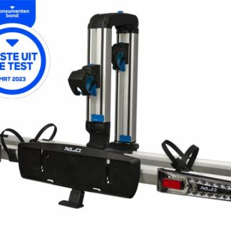 Xlc FIETSDRAGER ALMADA WORKE LED 2F FRAME Zwart/Zilver