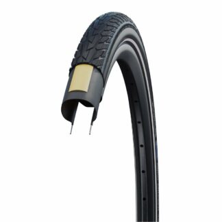 Schwalbe BTB ROAD CRUISER DRAAD KEV. ZW/REFL Zwart