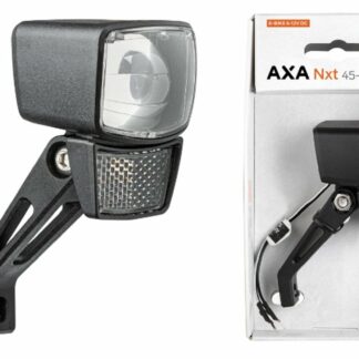 Axa KOPLAMP NXT 45 E-BIKE 6-12V ZW Zwart